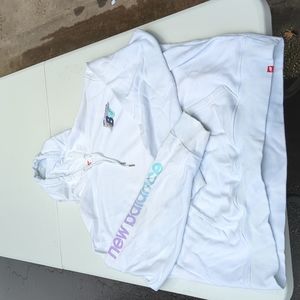 New Balance vintage style pullover hoodie
